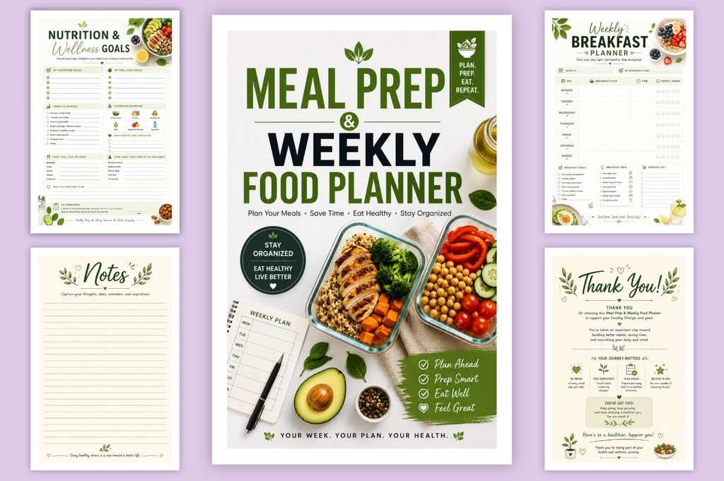 Meal Prep Weekly Food Planner