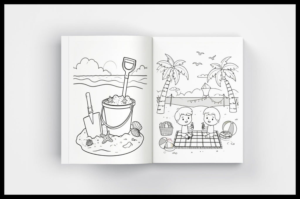 Summer Fun Coloring Book for Kids