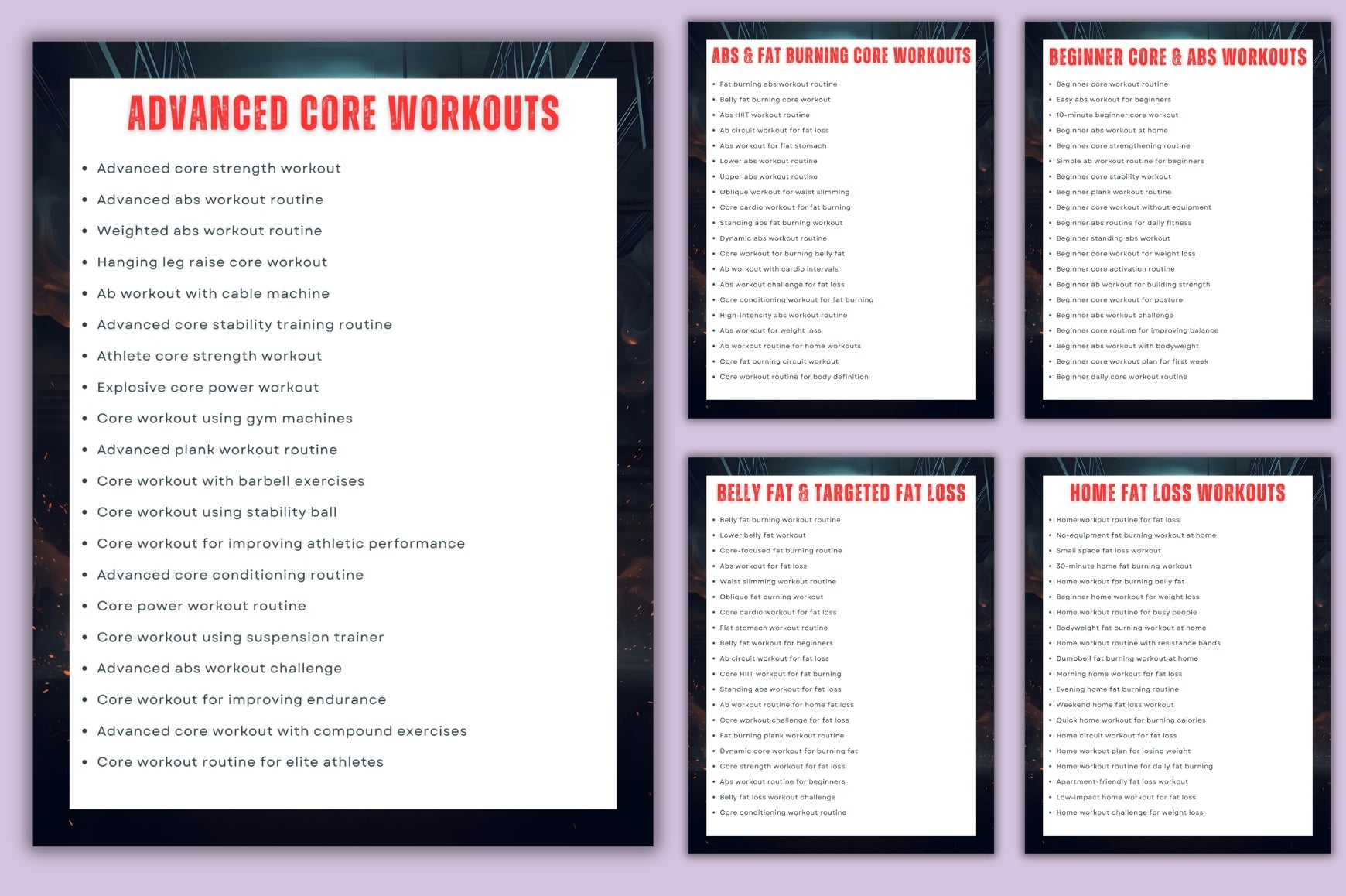 Workout Routine Prompts