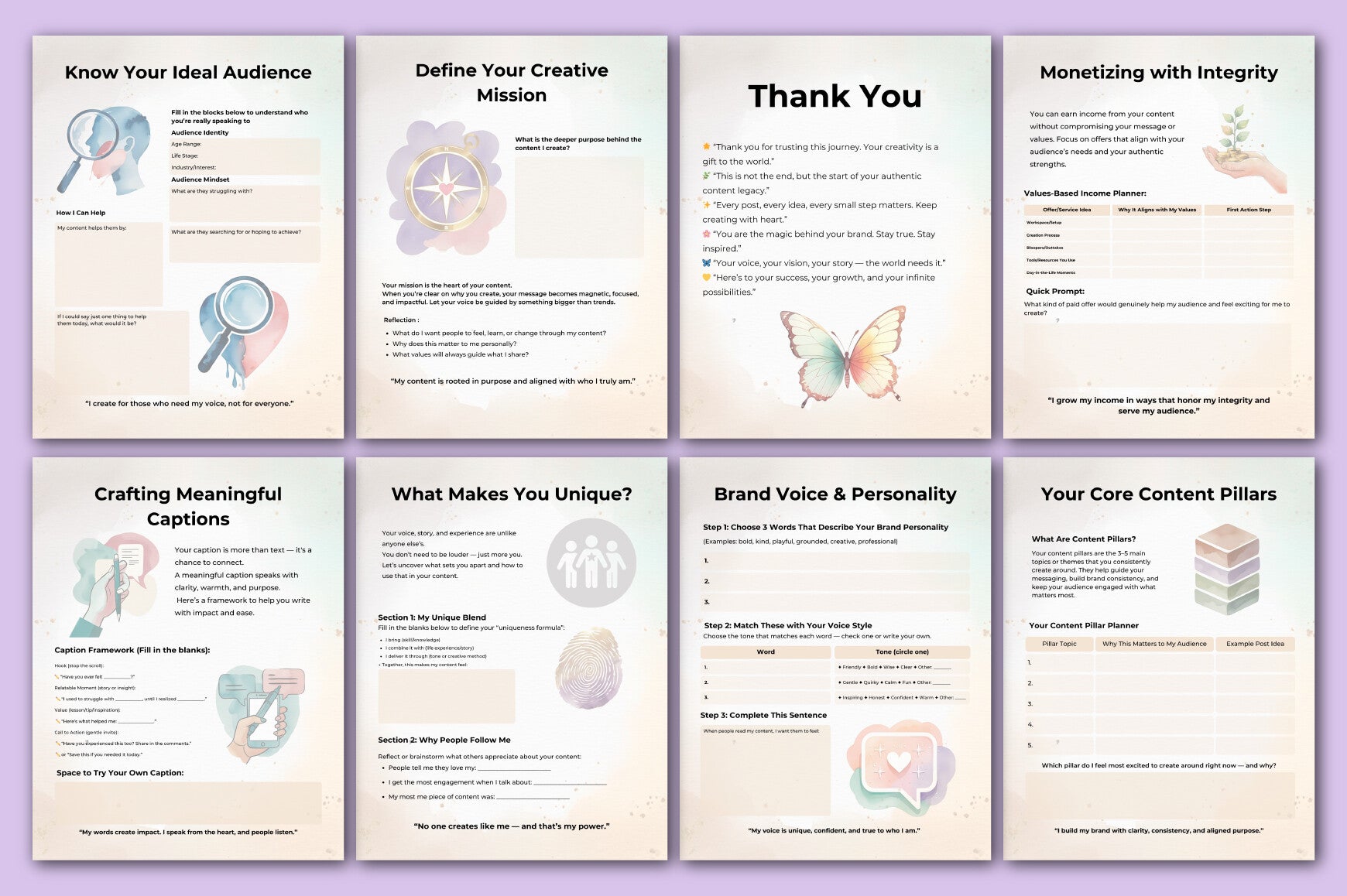 Content Creator Success Guide Planner