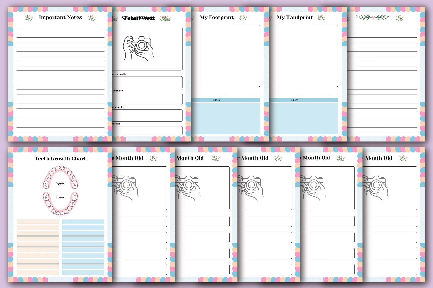 Baby Memory Planner