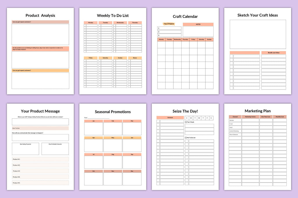Craft Business Planner