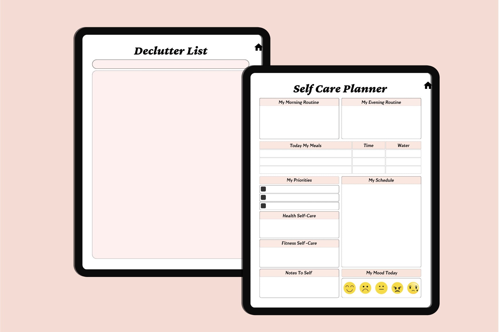 ADHD Printable Planner featuring focus planner and time management pages