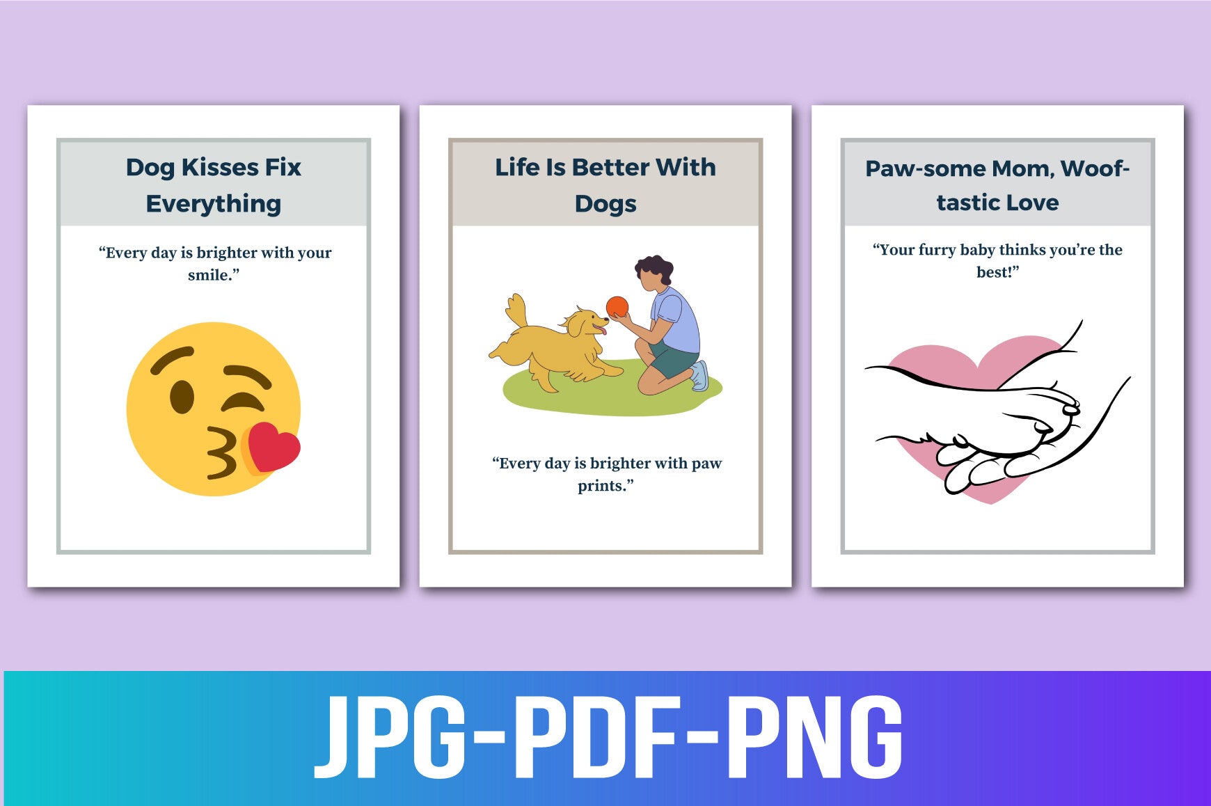 Pet Lovers: 40 Design Cards Collection