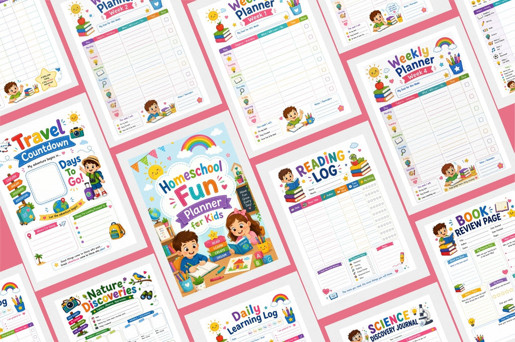 Homeschool Fun For Kids Planner