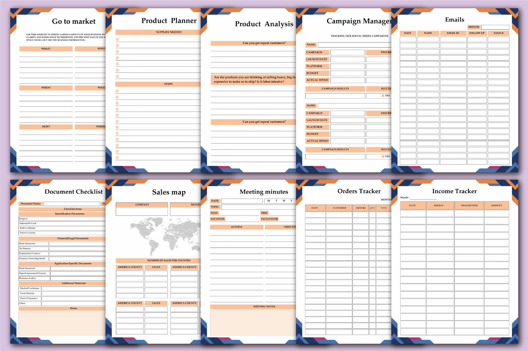 Project Management System Planner