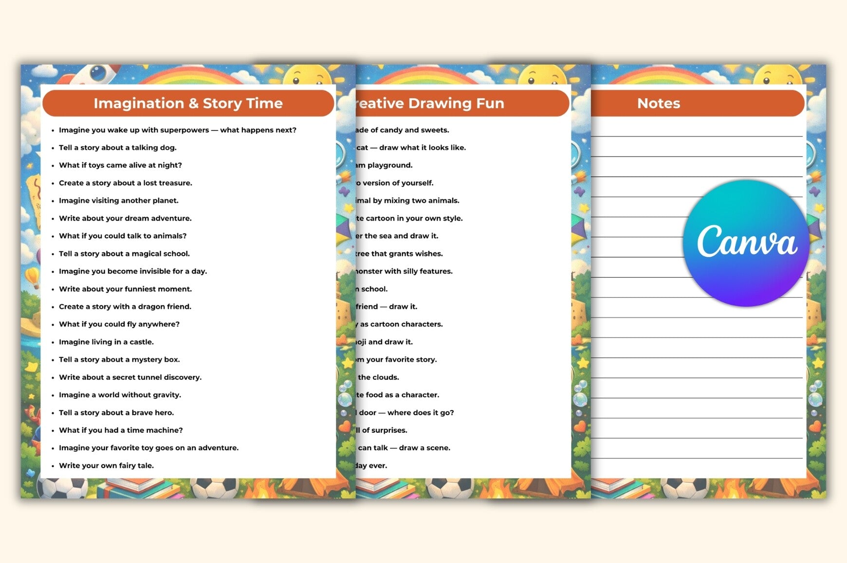 Fun Activity for Prompts for Kids