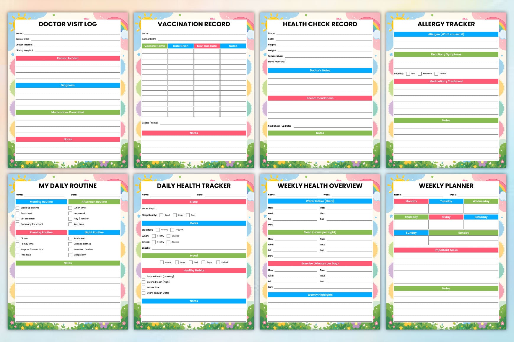 Kids Health Planner