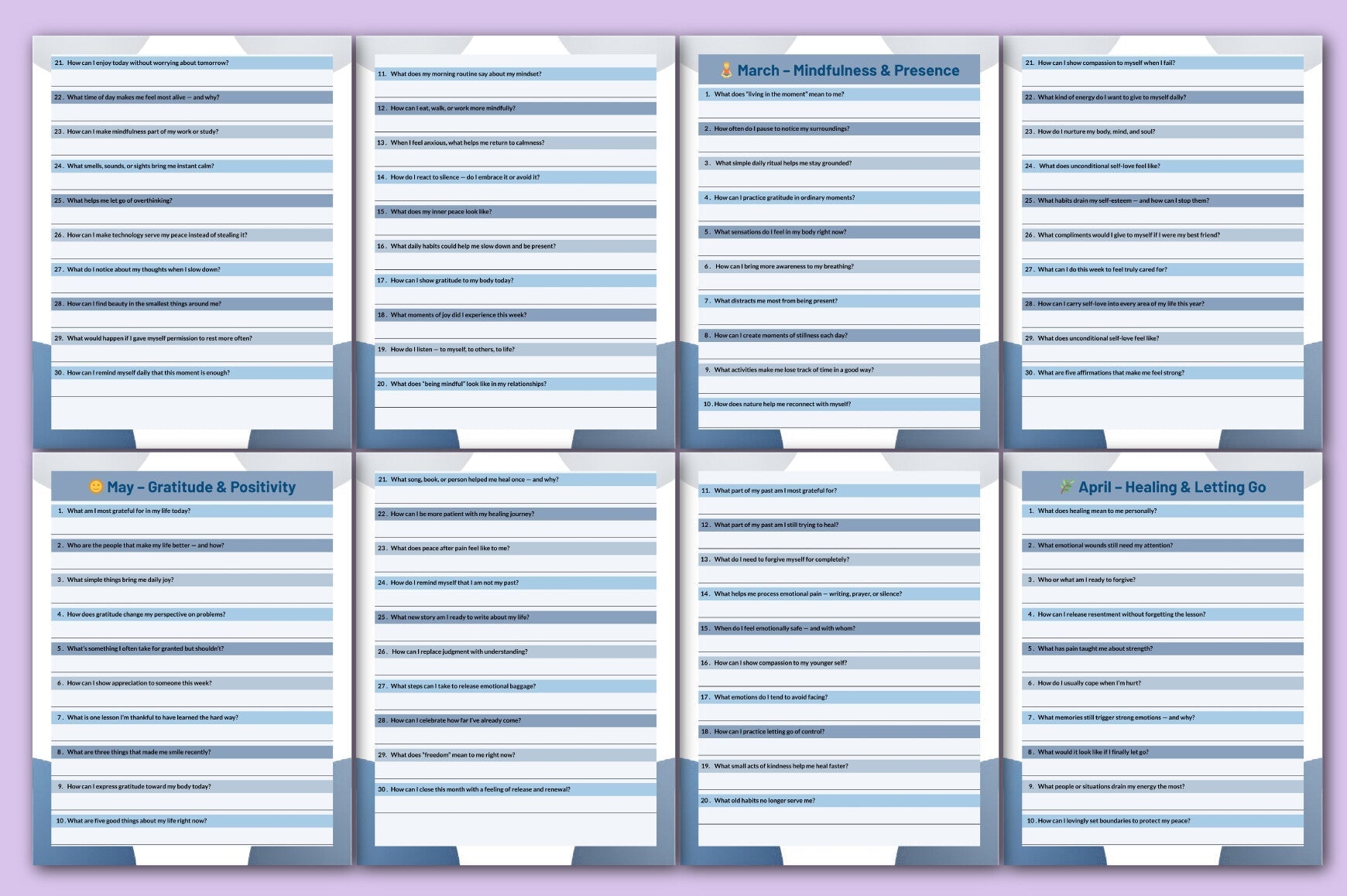 Self Discovery Writing Prompts