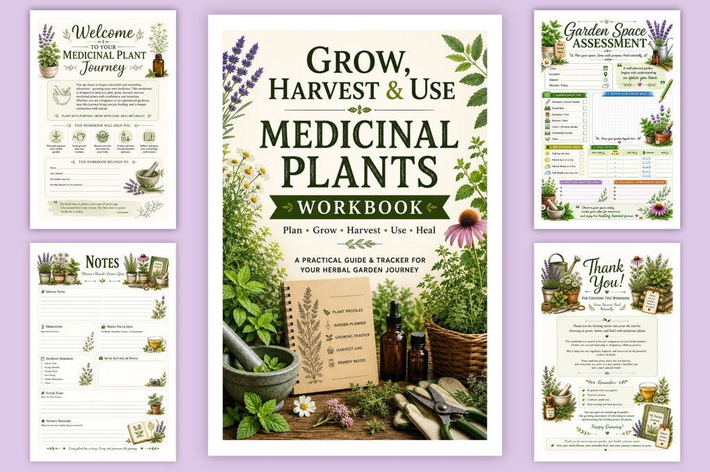 Grow Harvest Medicinal Plants Workbook