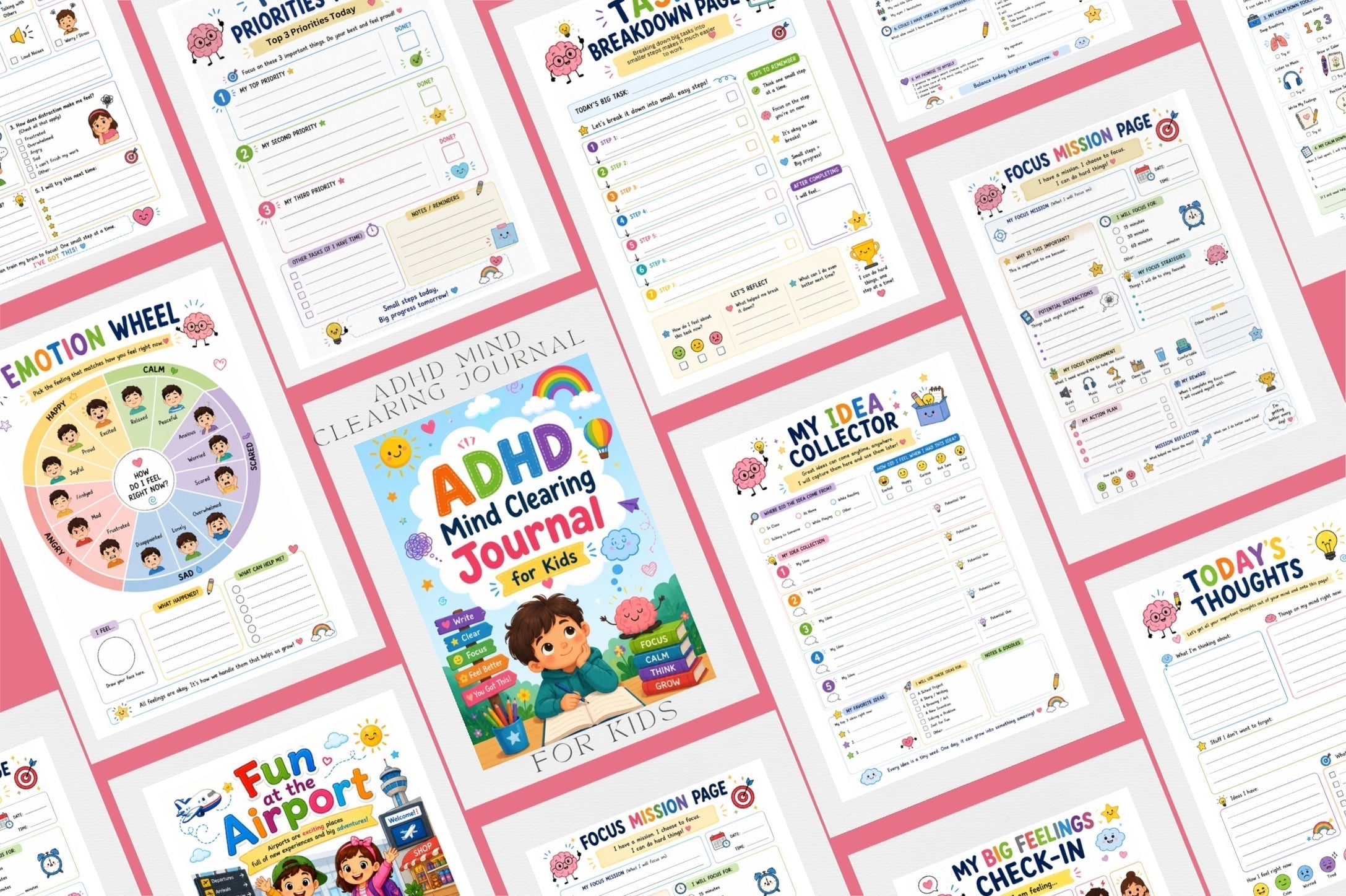 Adhd Mind Clearing For Kids Journal
