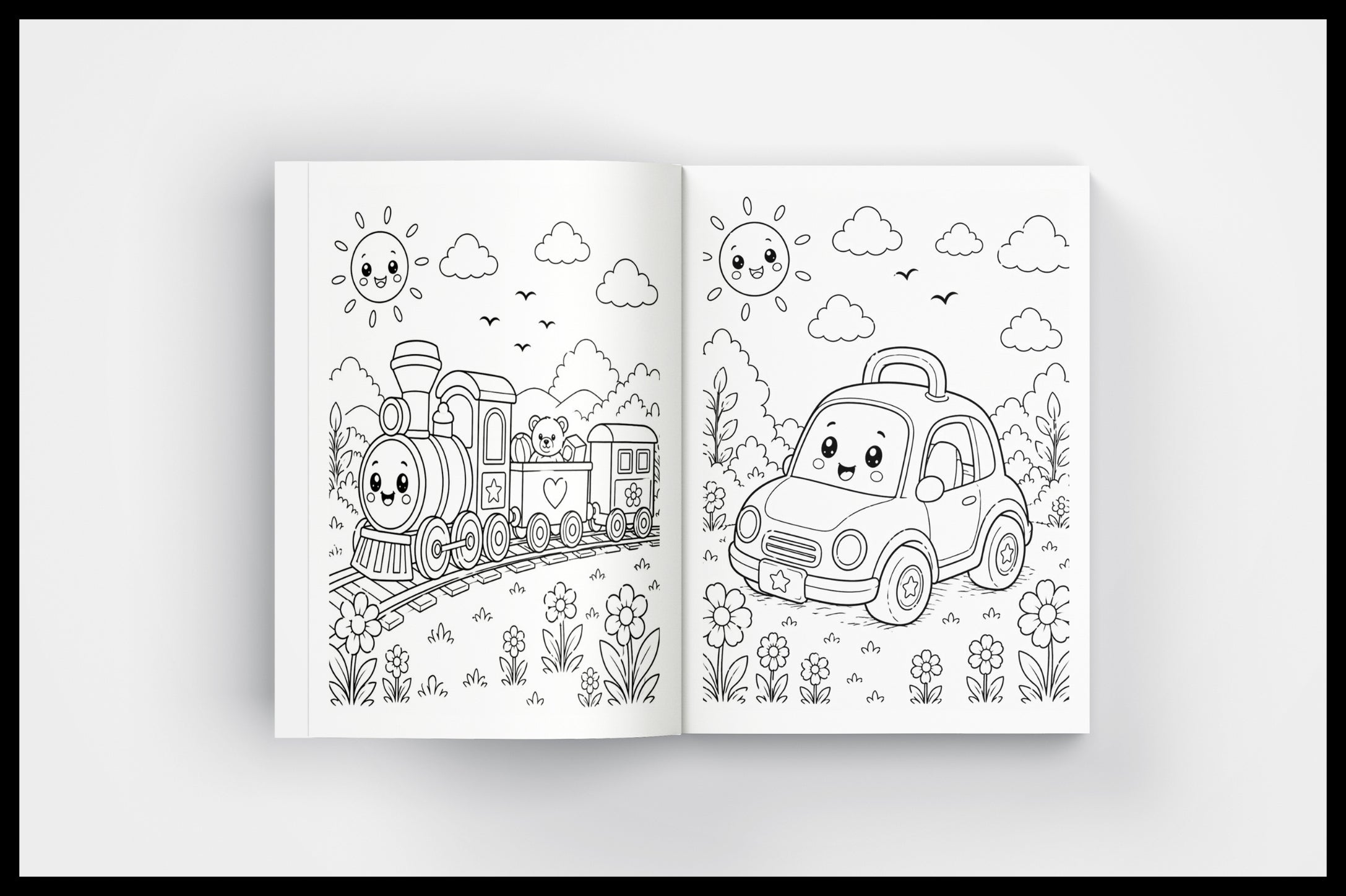 Relaxing Coloring For Kids Book