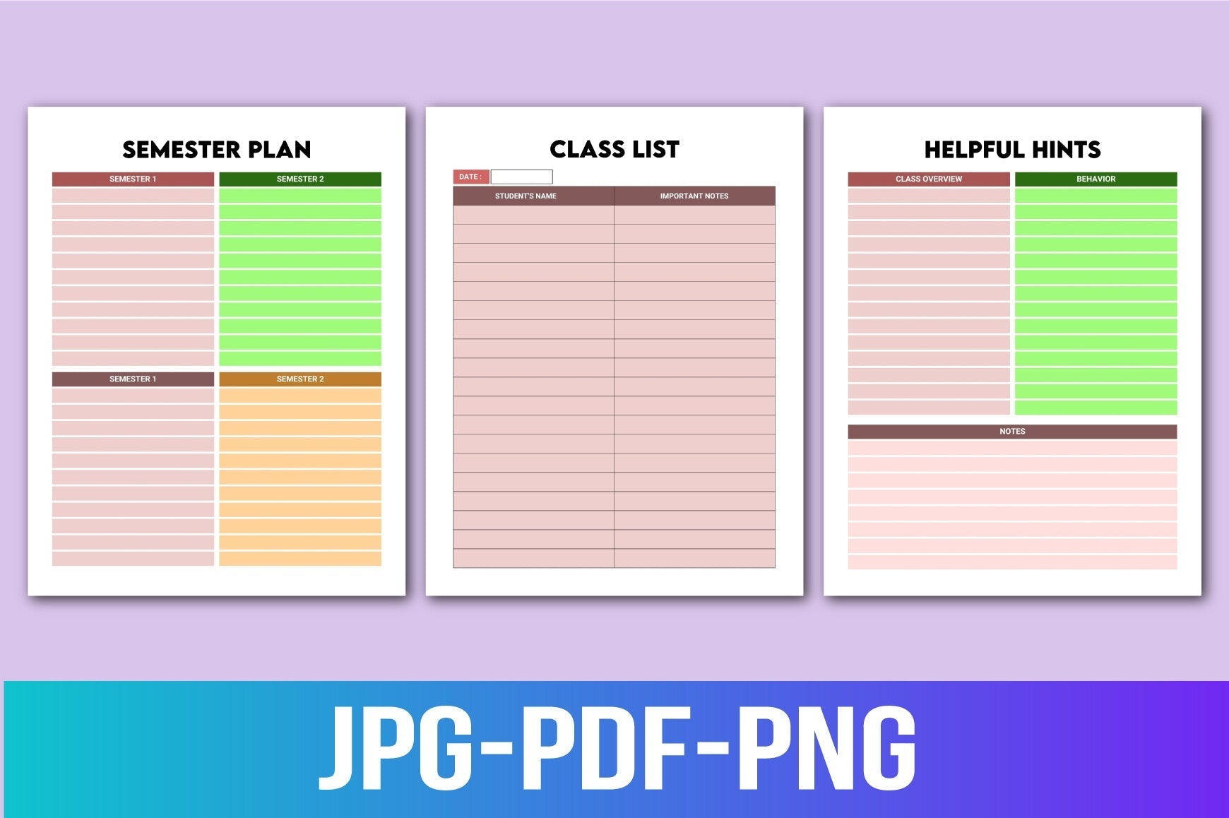 Genius Planner for Effective Organization