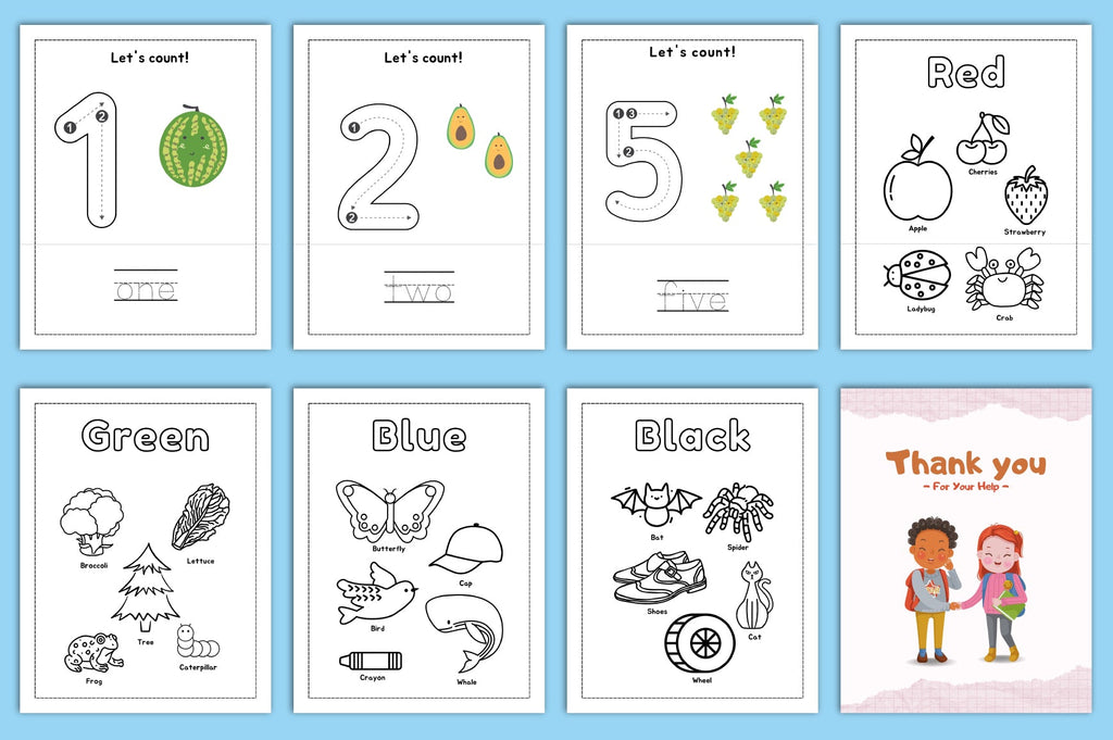 Learning to Trace: Children's Activity Workbook