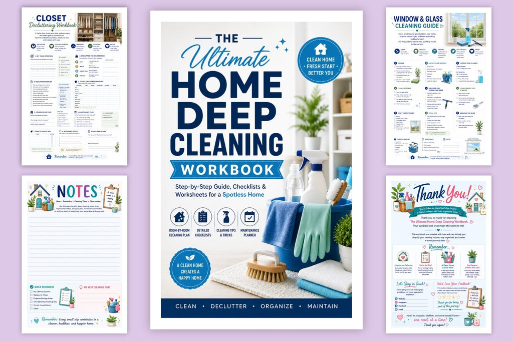 The Ultimate Home Deep Cleaning Workbook