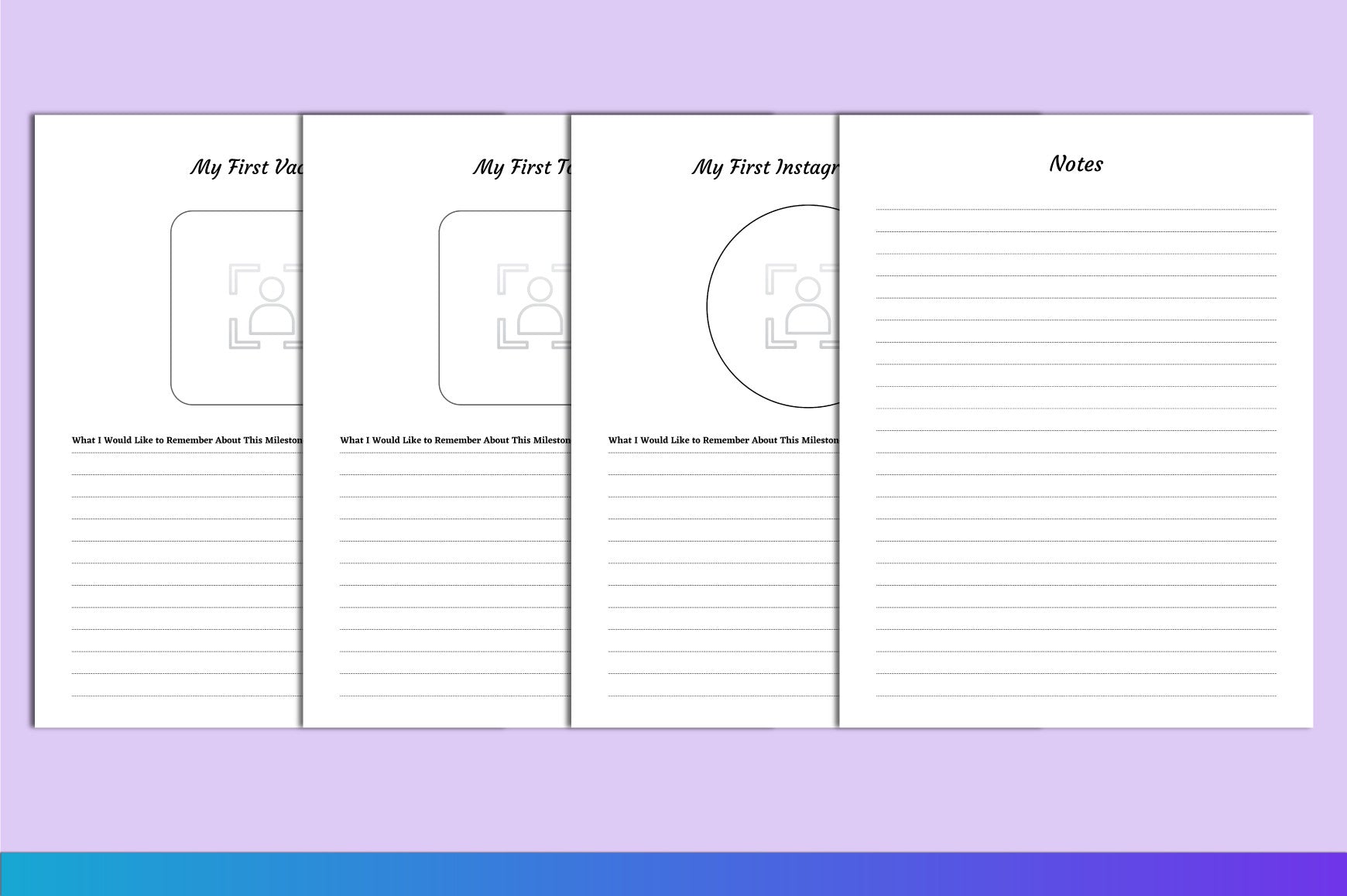 Baby Memory Journal