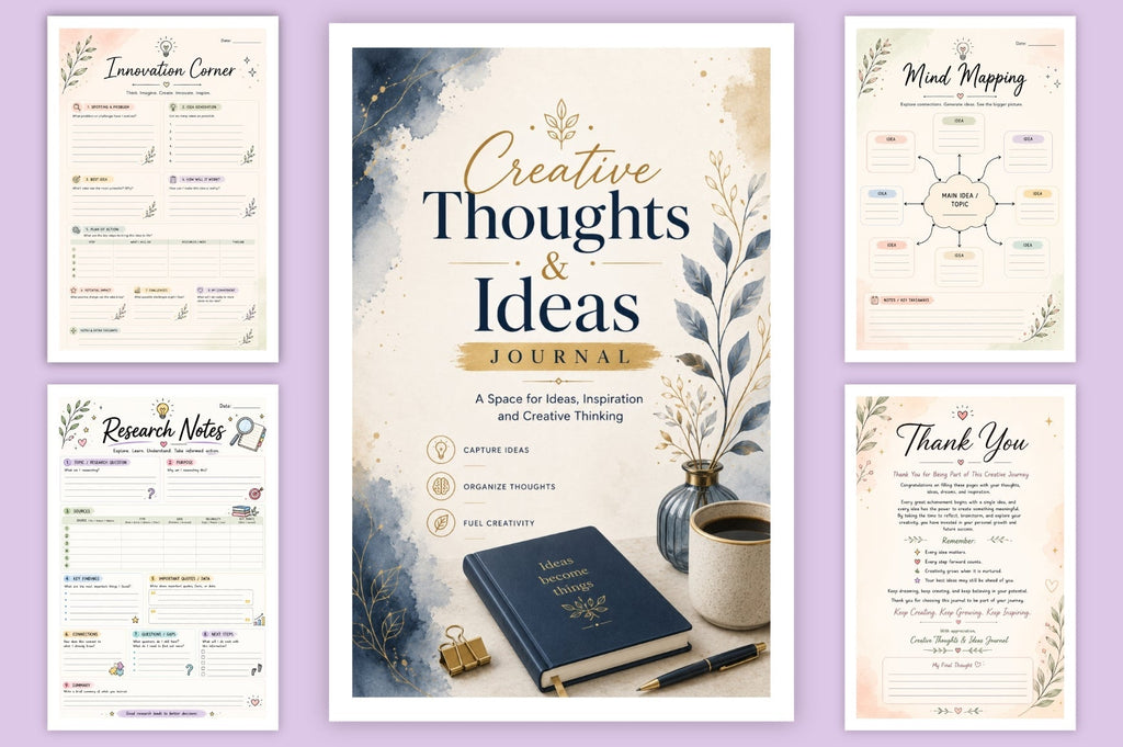 Creative Thoughts Ideas Journal