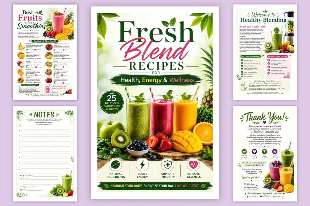 Fresh Blend Recipes For Health Energy Wellness