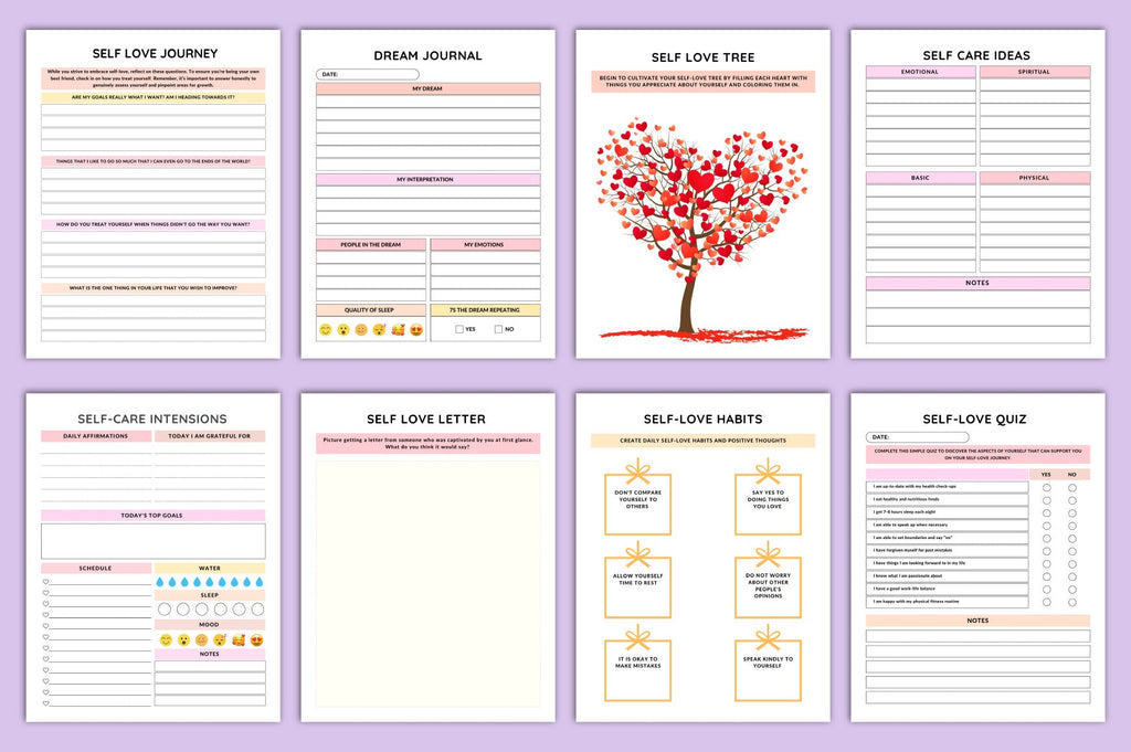Self Love Journal for Personal Growth