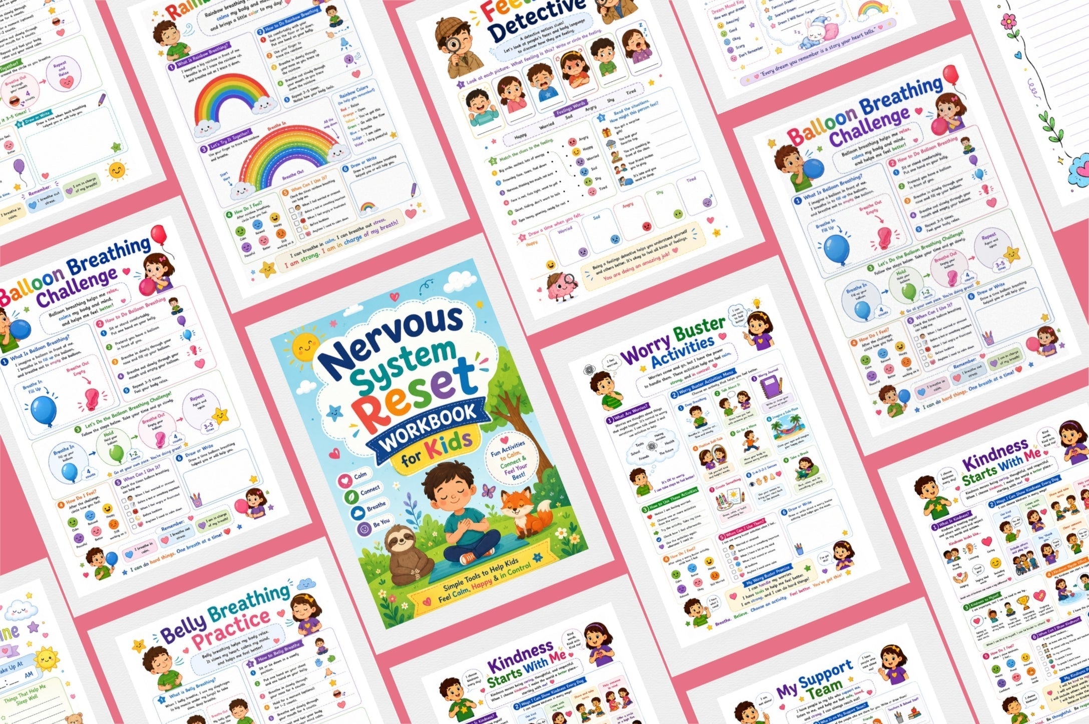 Nervous System Reset For Kids Workbook