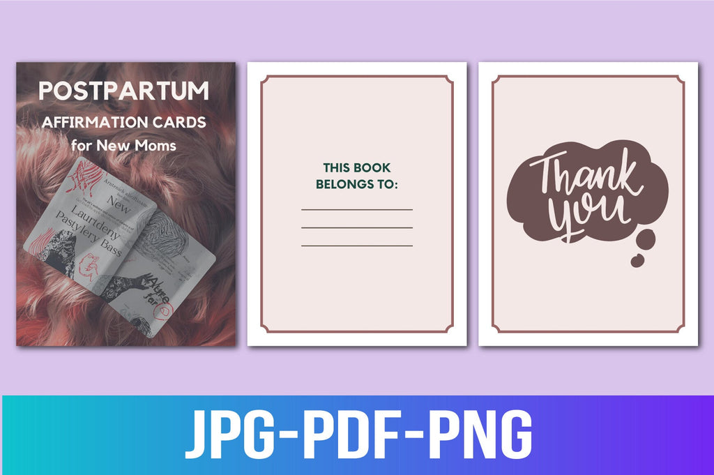 Postpartum Affirmation Cards for New Moms