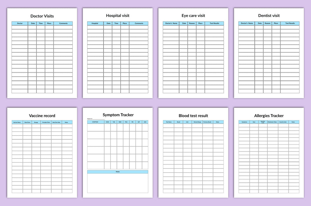Medical Binder Planner for Organization