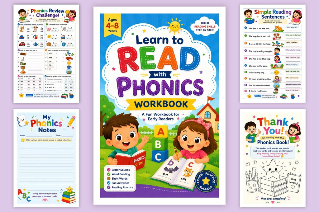 Learn To Read With Phonics Workbook