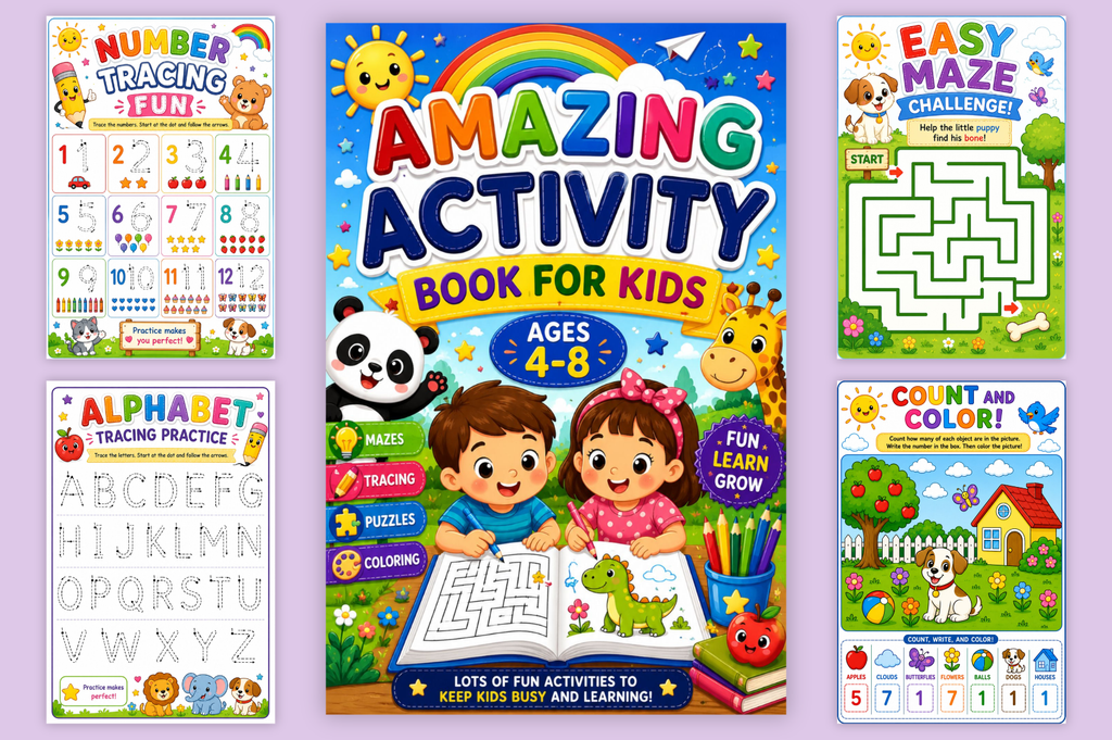 Amazing Activity For Kids Book