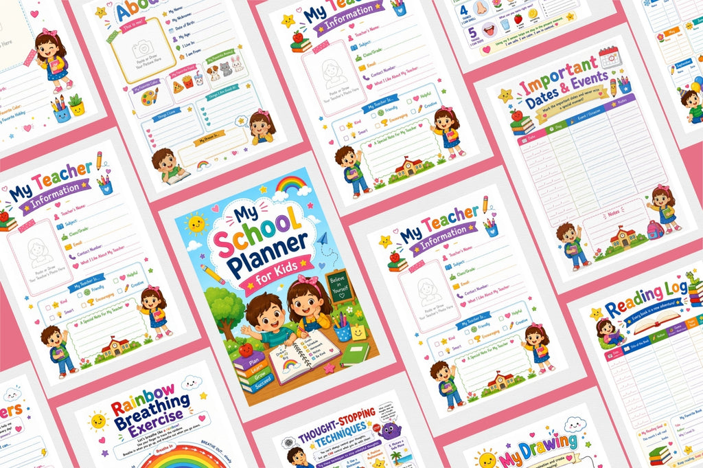 My School For Kids Planner