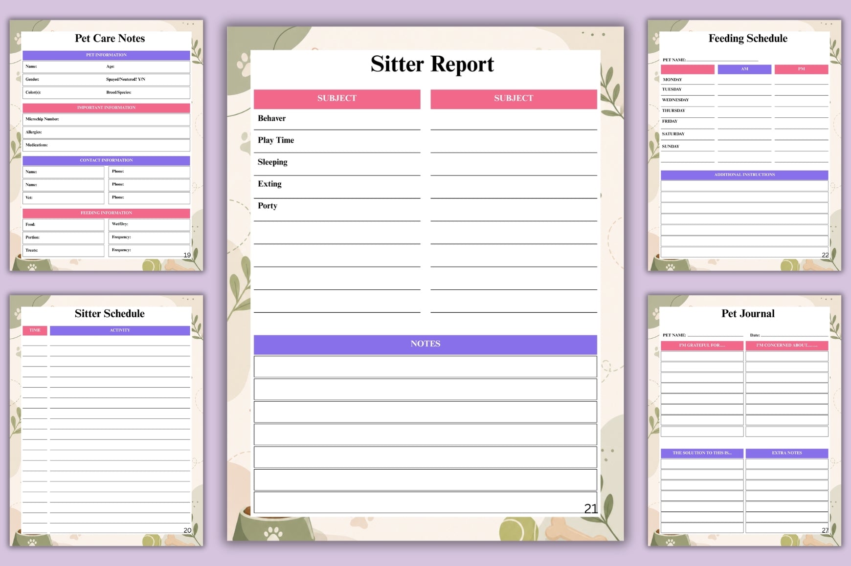 Pet Care Planner