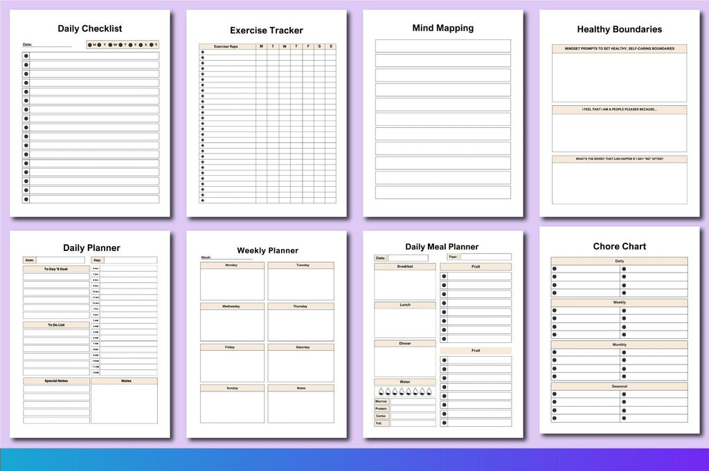 Life Self-Help Planner