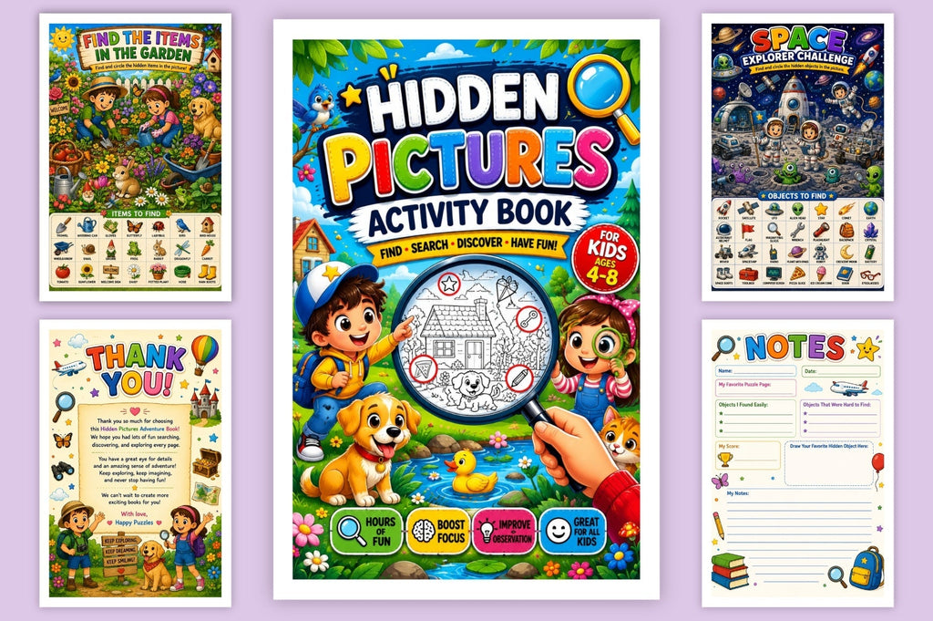 Hidden Pictures Activity Book