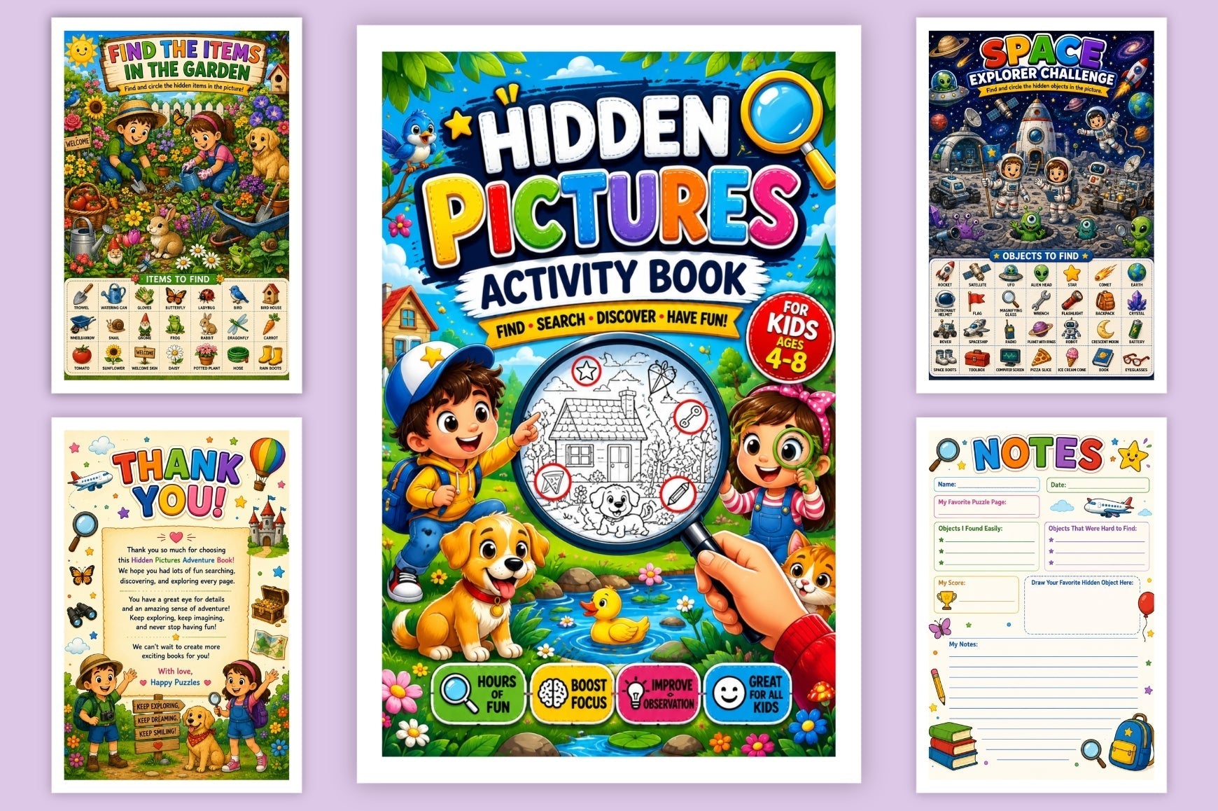 Hidden Pictures Activity Book