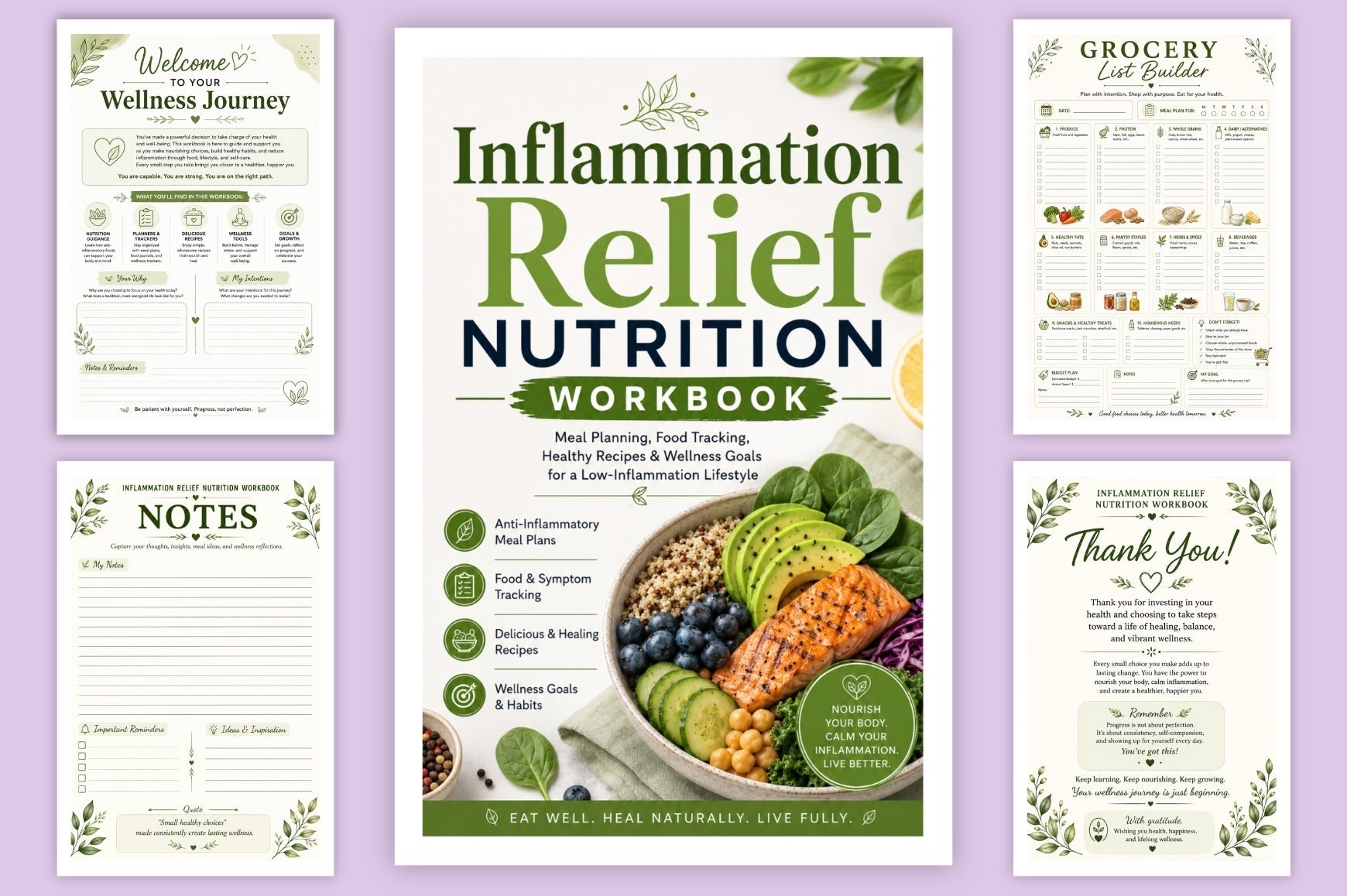 Inflammation Relief Nutrition Workbook