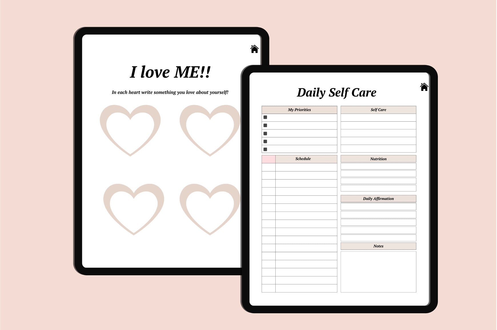 Self Confidence Planner