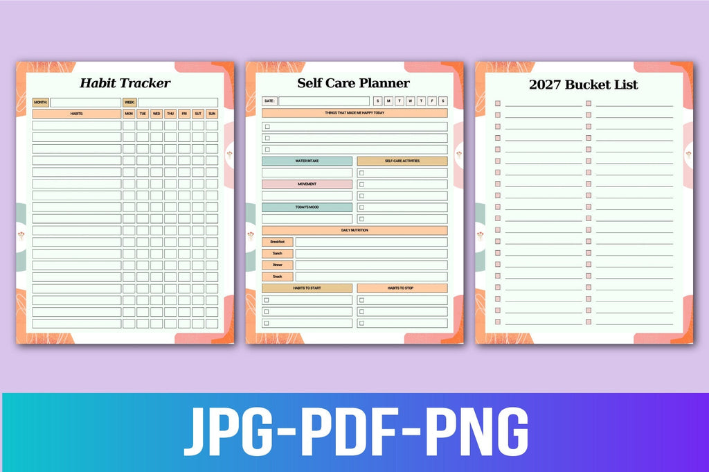 Self Care Planner