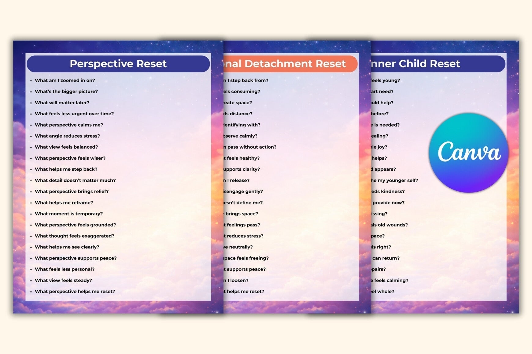 Mental Reset Prompts