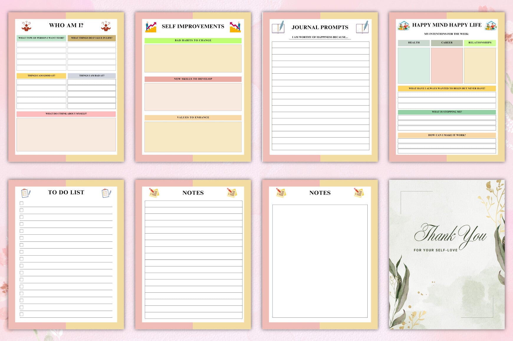 Self-Love Workbook
