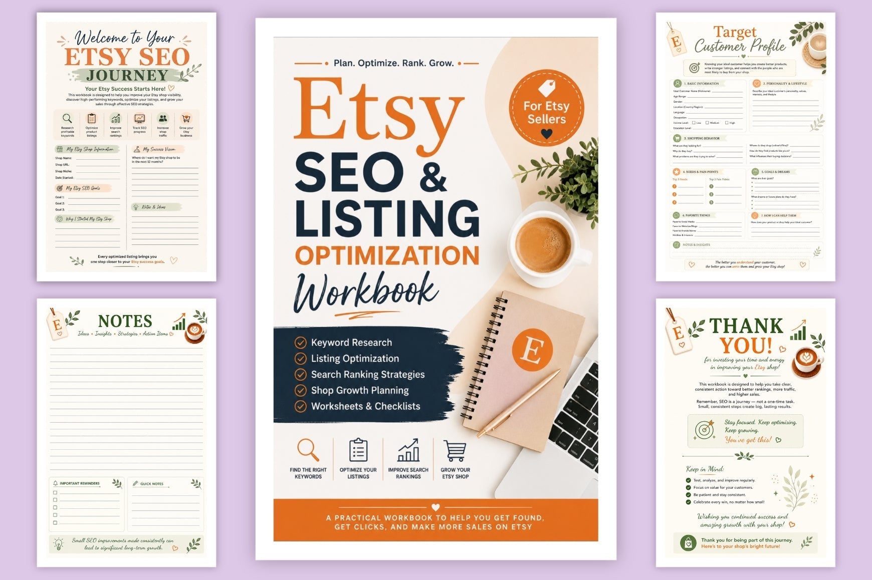Etsy SEO Listing Optimization Workbook