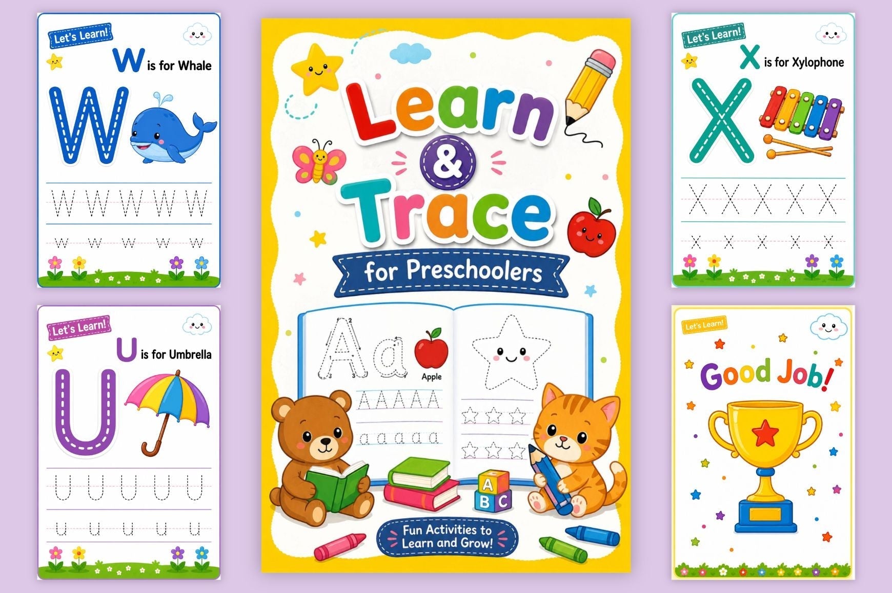 Learn Trace For Preschoolers