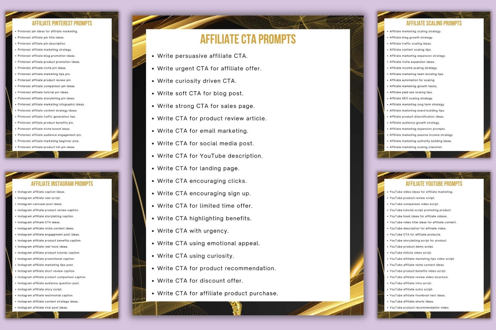 Affiliate Marketing Prompts