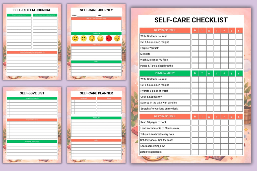 Self Love Healing Workbook
