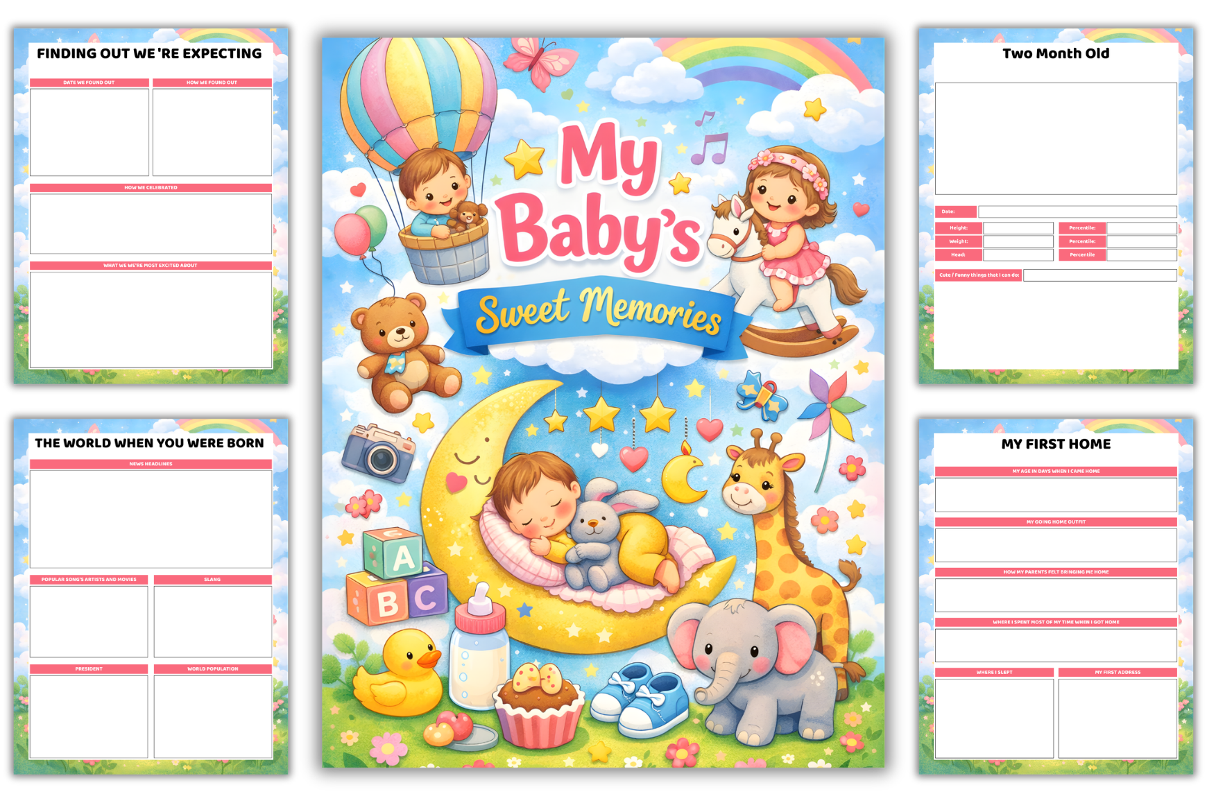 My Baby Sweet Memories Workbook