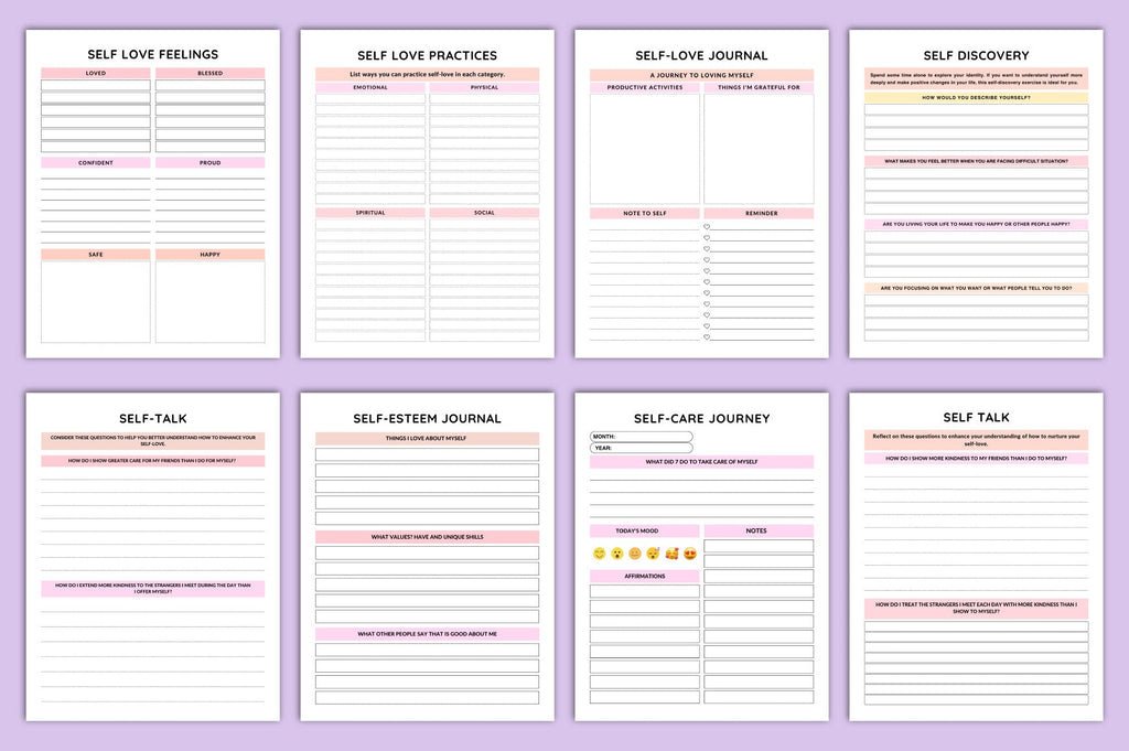 Self Love Journal for Personal Growth