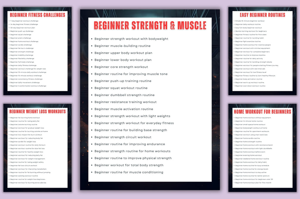 Workout Routine Prompts