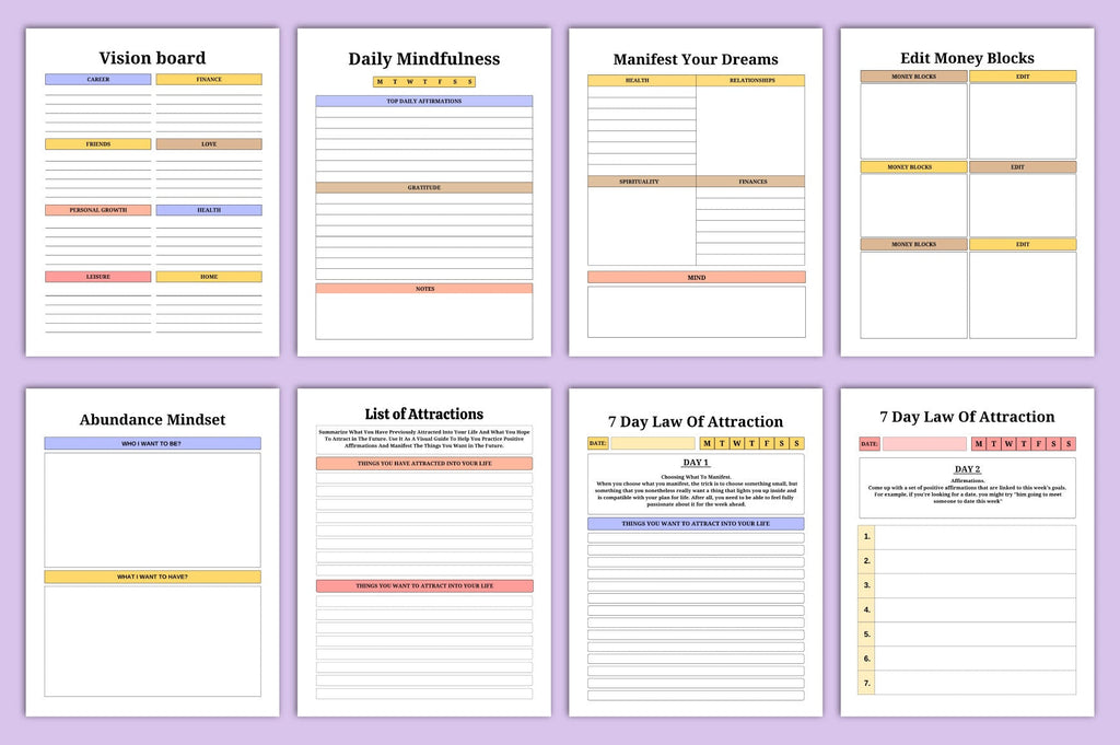 Law of Attraction Planner