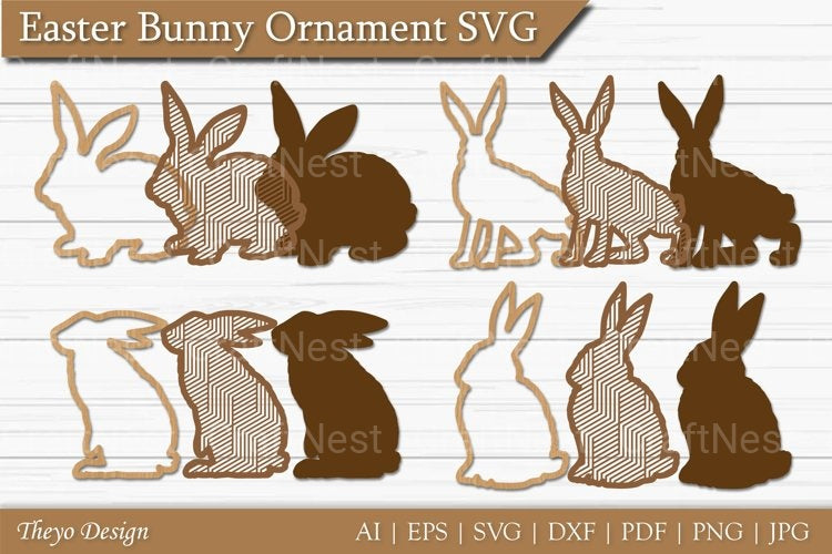 Easter Bunny SVG Bundle