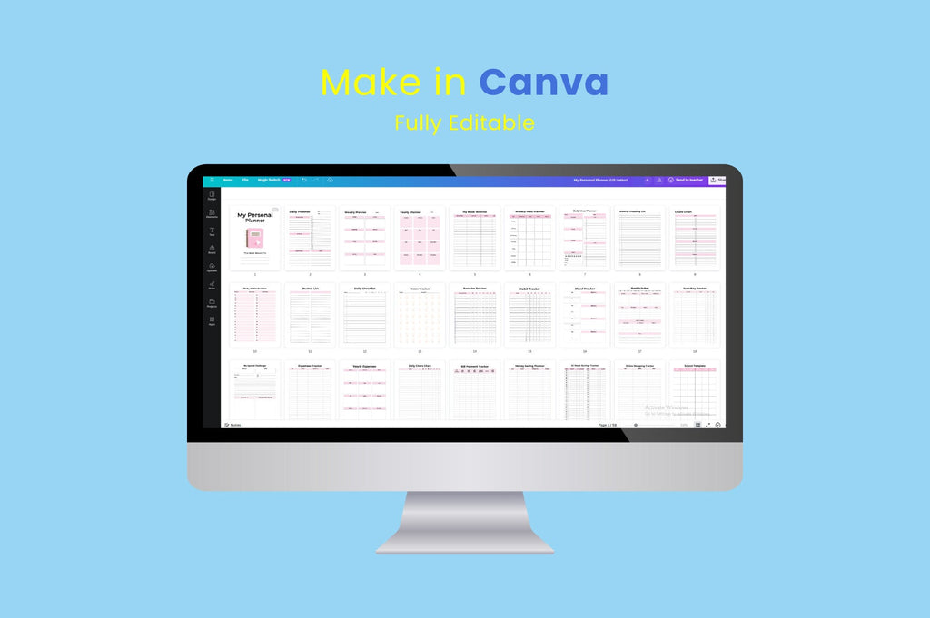 My Personal Templates Planner