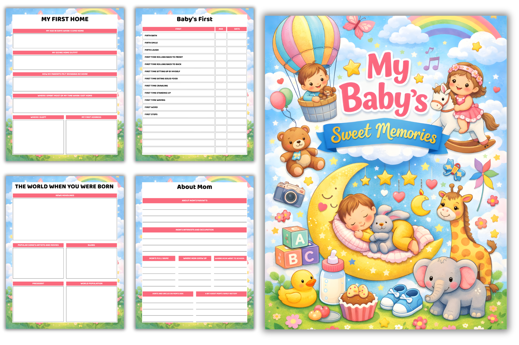 My Baby Sweet Memories Workbook