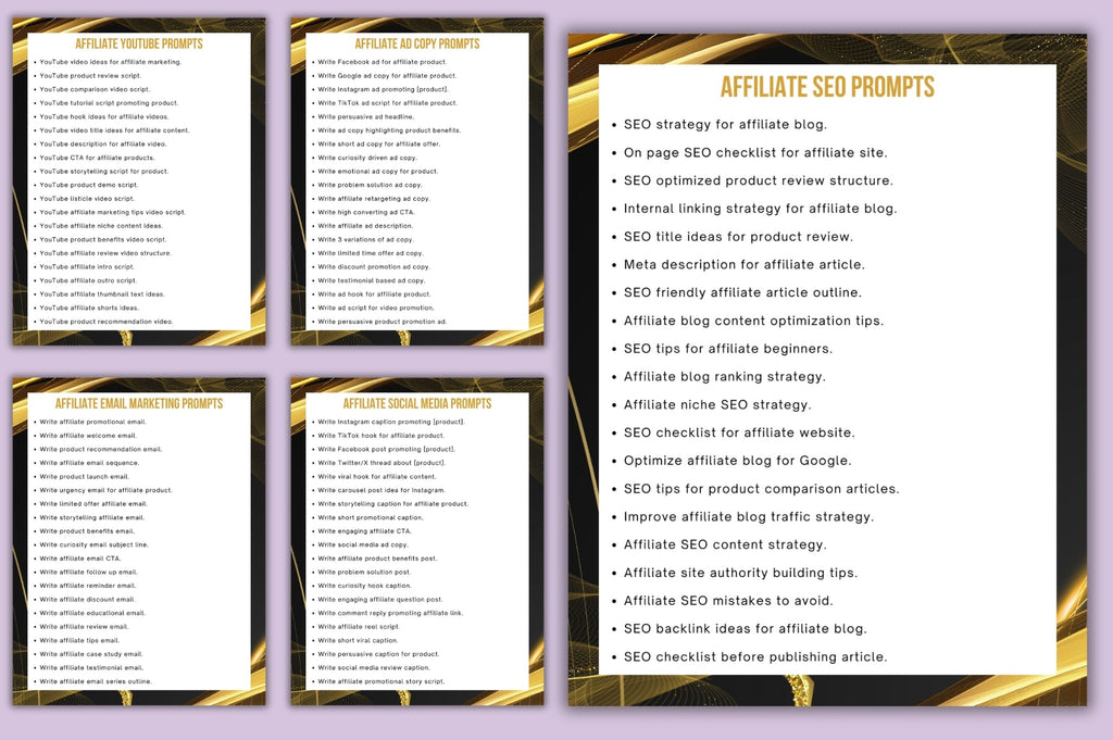 Affiliate Marketing Prompts